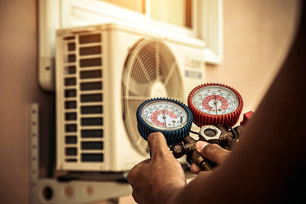 Professional Hvac technician working in Falls Of Rough, KY